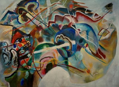 Bild mit weißem Rand (Moskau) von Wassily Kandinsky